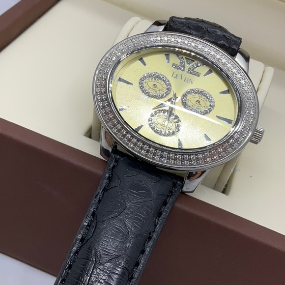 Le Vian Diamond Python Banded Watch - Picture 5 of 16